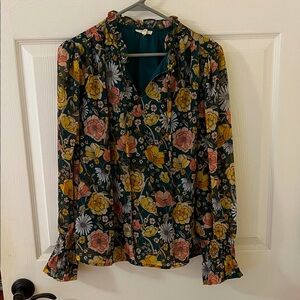 JODIFL Floral Blouse - Yellow, Pink, Green